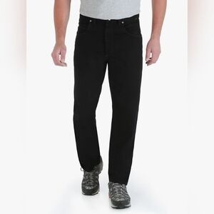 Wrangler Black Straight Jeans Classic Design